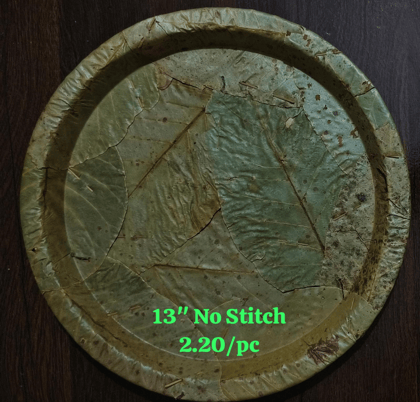 Natural Leaf Plate (13 inch) | Eco-Friendly & Biodegradable | Events & Catering