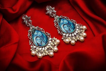 Morison Golden Pearl Drop Earrings Classic Luxury, Subtle Grace