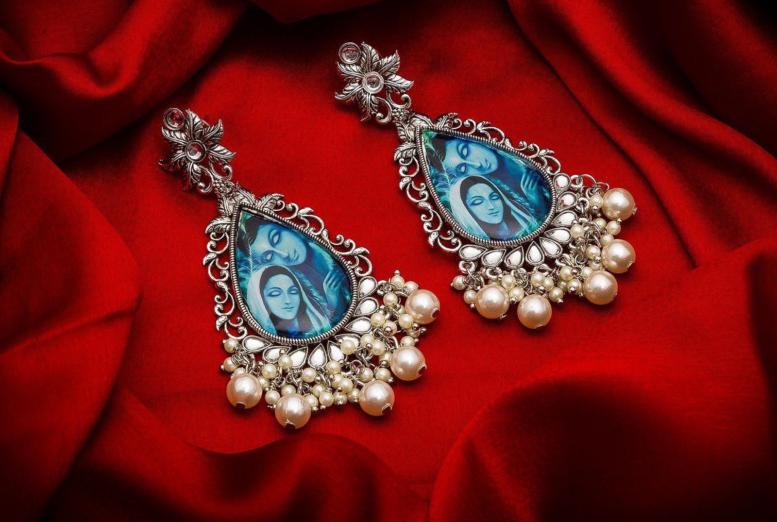 Morison Golden Pearl Drop Earrings Classic Luxury, Subtle Grace