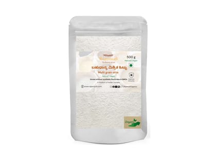 Rajamudi Organics Organic Multigrain Atta with 12 grains - 500 Gram