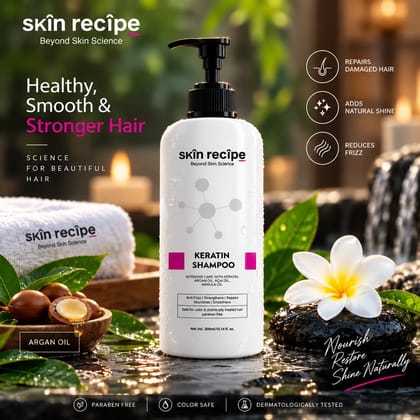 Keratin Shampoo with Argan Oil  300ml