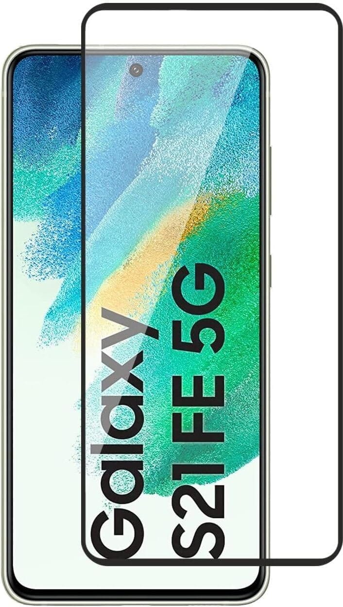 PLUGTECH Advanced Tempered Glass With Anti-Explosion 9H Hardness Edge-To-Edge Coverage Screen Guard for SAMSUNG S21FE