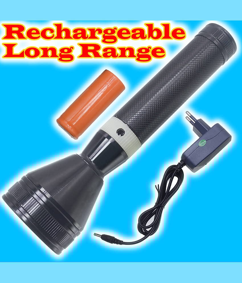 JMALL - Above 50W Rechargeable Flashlight Torch ( Pack of 1 )
