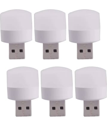 DAJUBHAI - White Night Lamp ( Pack of 8 )