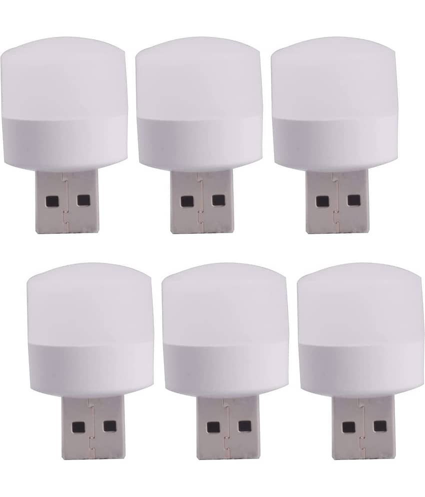 DAJUBHAI - White Night Lamp ( Pack of 8 )