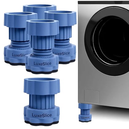 Adjustable Washing Machine Vibration Pads Stands | Set of 4 Anti-Vibration Pads  by Ruhi Import Store