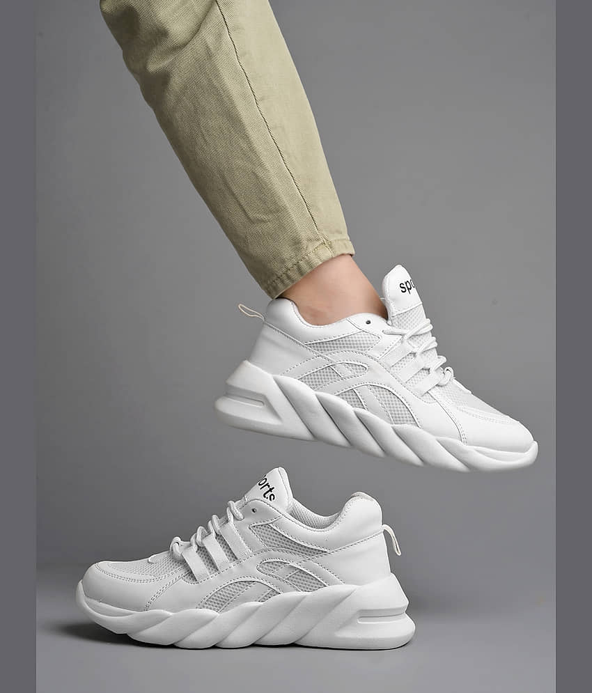 Stylestry White Women's Sneakers