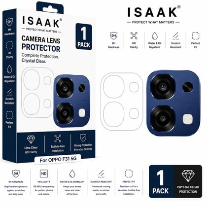 ISAAK Back Camera Lens Protector compatible for OPPO F31 5G (Pack of 1)