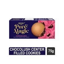 Britannia Chocolush - Extra Crunchy Biscuit With Gooey Choco-Filling, 75 G