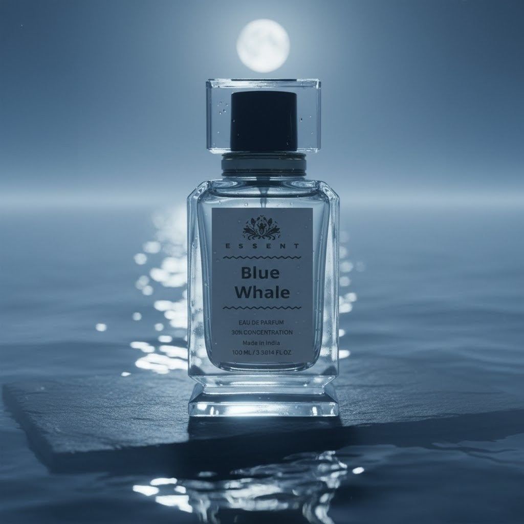 Essent Perfumes Blue Whale Eau de Parfum (EDP) – Fresh Floral Aquatic Long Lasting Perfume – Unisex Fragrance