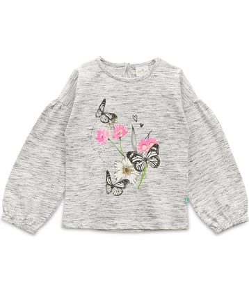Juscubs Pack of 1 Girls Cotton T-Shirt ( Grey )