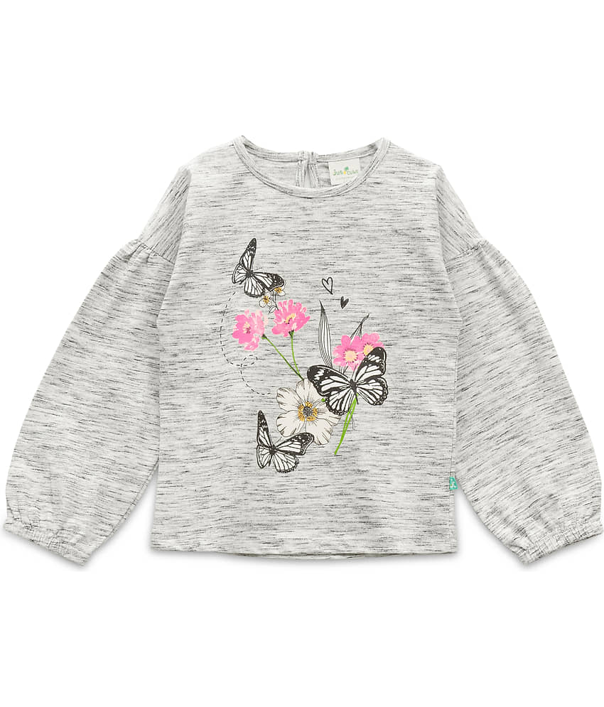 Juscubs Pack of 1 Girls Cotton T-Shirt ( Grey )