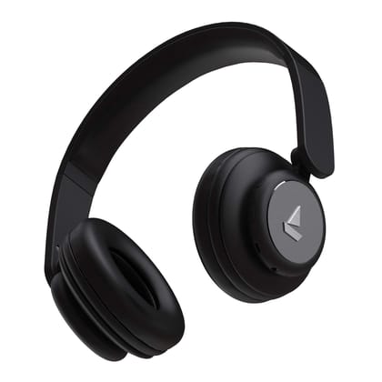 boAt Rockerz 450R On-Ear Headphones with 15 Hours Battery, 40mm Drivers, Padded Ear Cushions, Easy Access Controls and Voice Assistant boAt Rockerz 450R On-Ear Headphones with 15 Hours Battery, 40mm Drivers, Padded Ear Cushions, Easy Access Controls and 