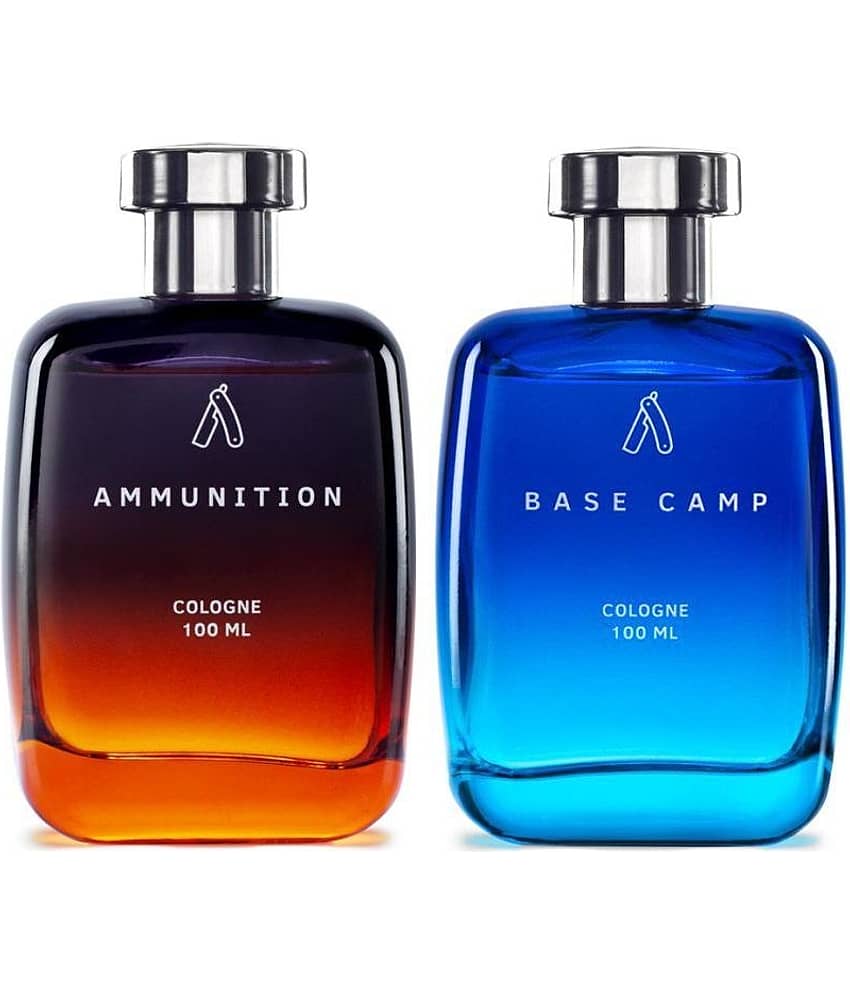 Ustraa Cologne - Ammunition -100 ml & Base Camp -100 ml - Perfume for Men