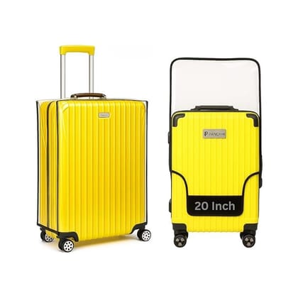 Panchhi StoreTrolley Bag Cover, Suitcase Cover Transparent PVC Suitcase Cover with Zipper Dustproof Waterproof & Anti-Scratch Trolley Cover for Travel Accessories- Panchhi StoreTrolley Bag Cover, Suitcase Cover Transparent PVC Suitcase Cover with Zipper Dustproof Waterproof & Anti-Scratch Trolley Cover for Travel Accessories-