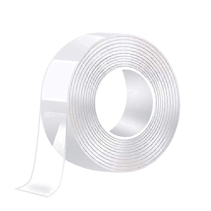 Nawani Double Side Nano Tape for Walls, Nano Tape Double Sided Tape,Size 1 inch Width/3 Meter Length