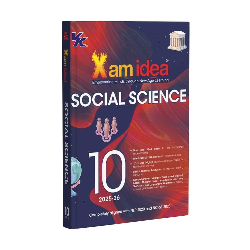 Xam idea Class 10 Social Science (2025-26) | Latest CBSE Syllabus | Mind Maps & Digital Learning Resources | Comprehensive Coverage Paperback – 1 June 2025