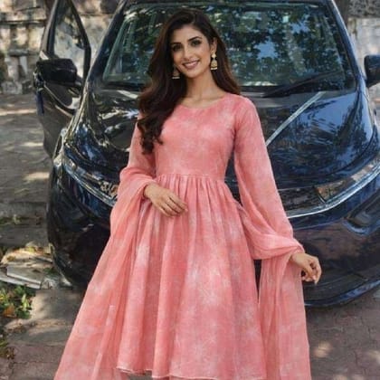 women anarkali  set