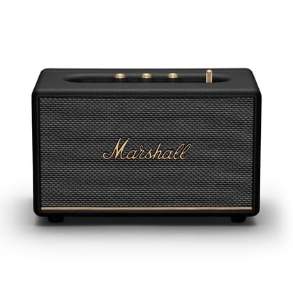 Marshall Acton III Wired Connectivity Stereo Home Speakers with Bluetooth 5.2 & RCA or 3.5mm Input Black Marshall Acton III Wired Connectivity Stereo Home Speakers with Bluetooth 5.2 & RCA or 3.5mm Input Black - Black / 26 x 16.9 x 15 cm