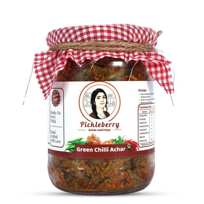 Pickleberry Green Chilli Achar � Spicy Indian Hari Mirch Pickle | Low-Oil | Handmade Small Batch | Mustard Oil & Traditional Spices Pickleberry Green Chilli Achar � Spicy Indian Hari Mirch Pickle | Low-Oil | Handmade Small Batch | Mustard Oil & Traditional Spices