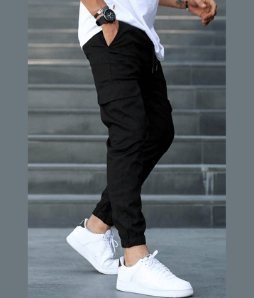 Forbro Black Polyester Men's Sports Trackpants ( Pack of 1 )