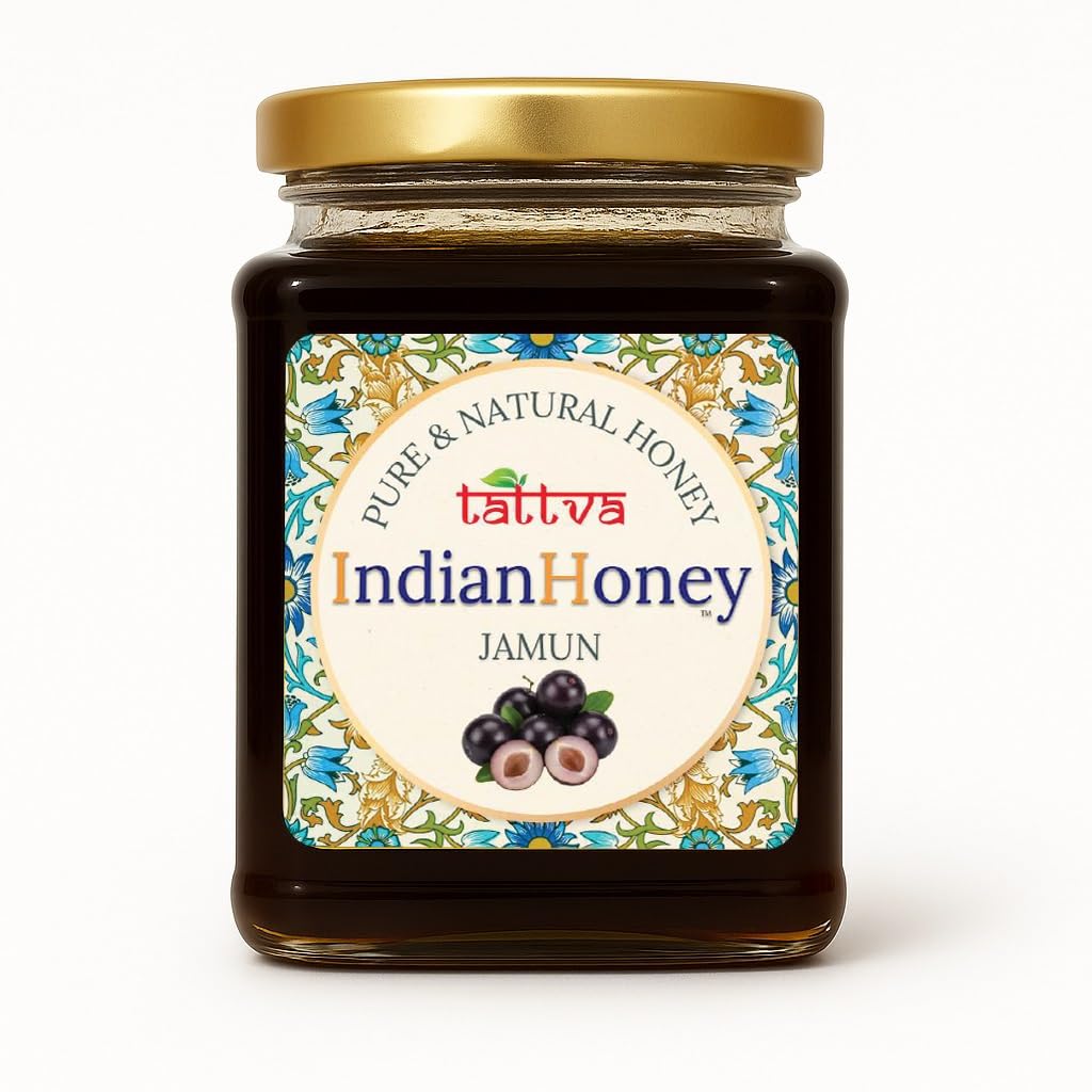 IndianHoney Jamun Natural Honey A Flavorful Blend Packed With Nutrients For Everyday Use ()