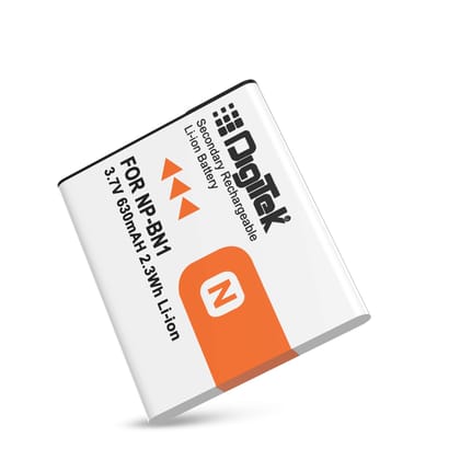 DIGITEK (NP-BN1) Rechargeable Battery for Sony Cameras, 630mAh, Compatible with Sony DSC-QX30, DSC-T110, DSC-T99, DSC-TF1, DSC-TX10, DSC-TX100, DSC-TX20, DSC-TX200, DSC-TX30, DSC-TX5, DSC-TX55 & More NP-BN1