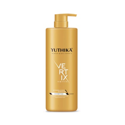 Yuthika Professional Vertix Hydrolyzed Keratin Post Care Shampoo 1000ml, Protects Hair After Chemical Treatments