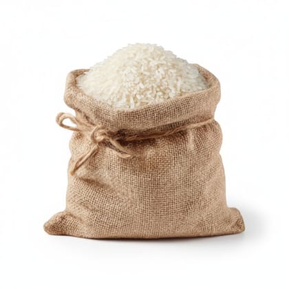 Premium White Rice - 26 kg - One jute sack containing 26kg of white rice