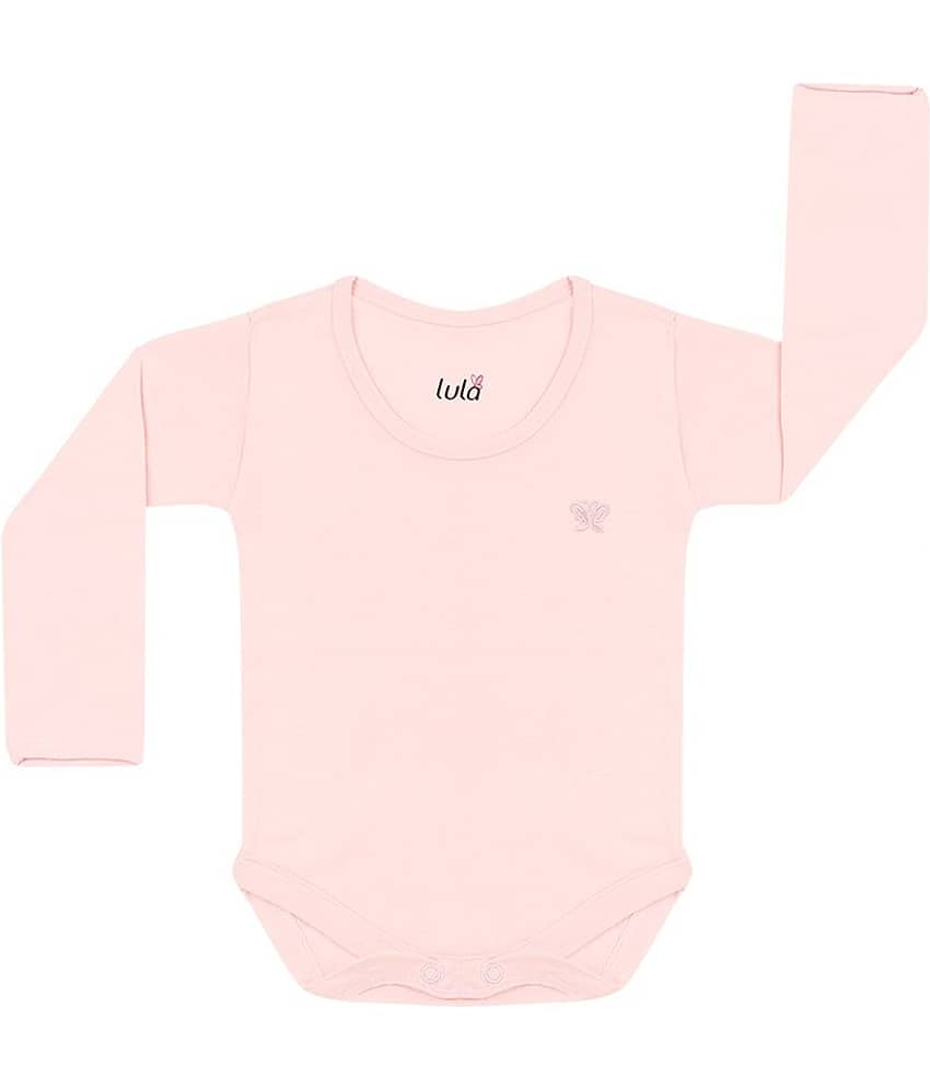 LULA Unisex for Baby 100% Cotton Bodysuit ( Pink )