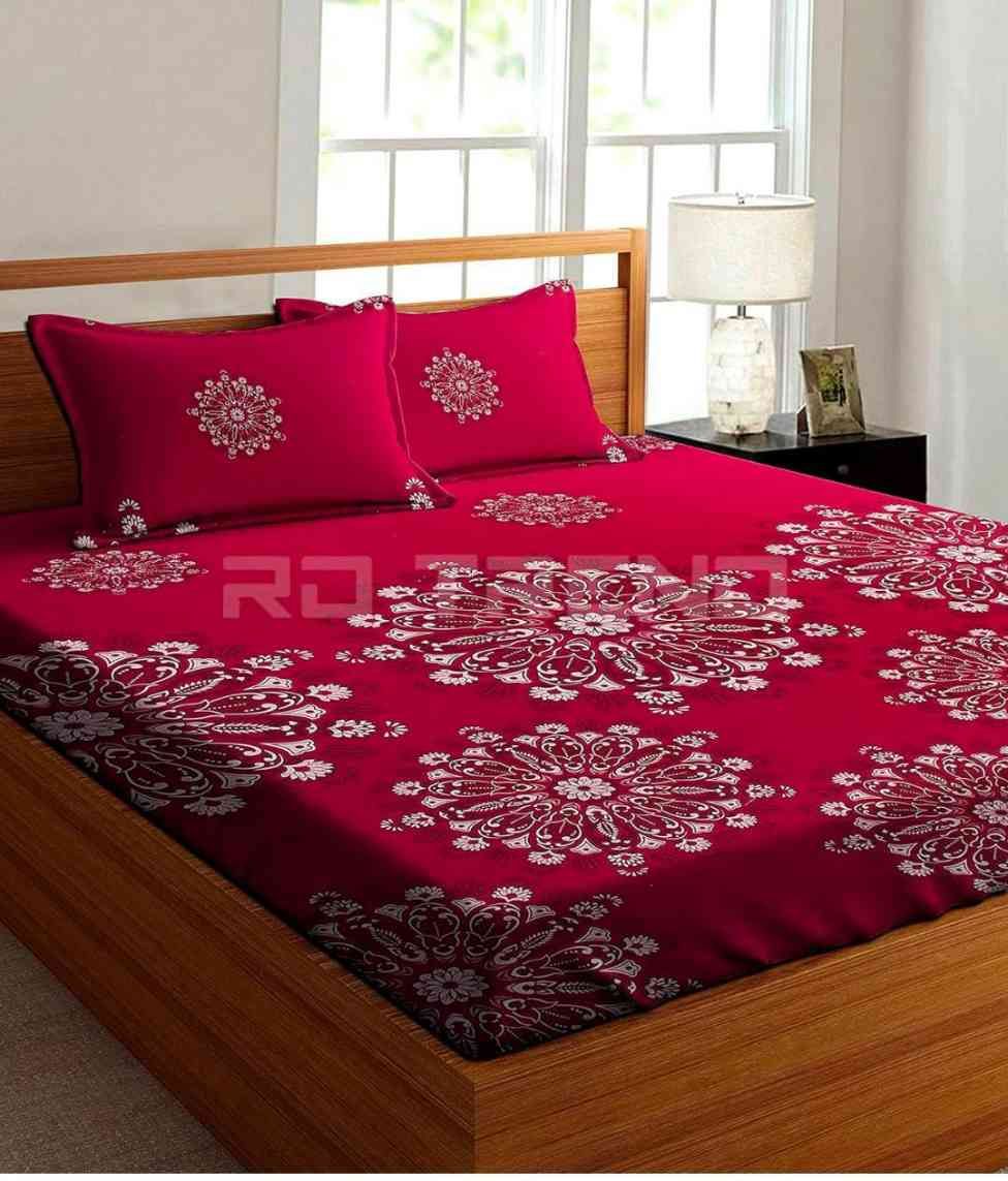 Homdazal Microfibre Abstract Queen Size Multi Color - Multi, Size - Queen