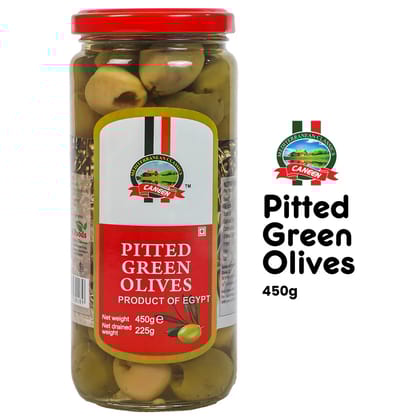 Pitted Green Olives  450 G