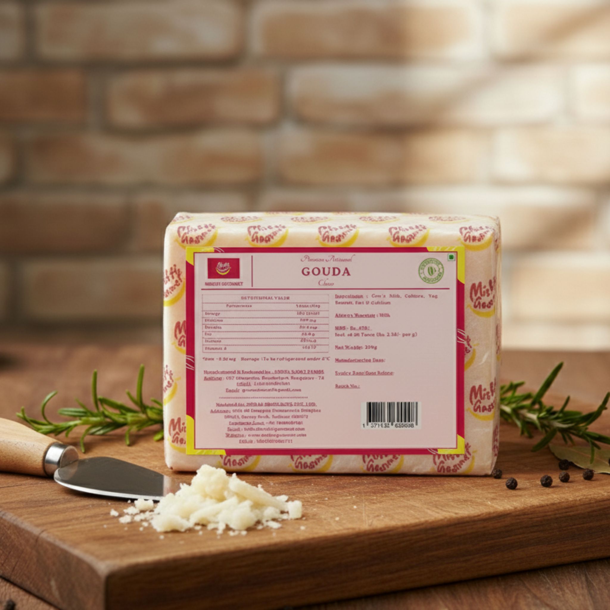 Mishti Gourmet Gouda Cheese 200g