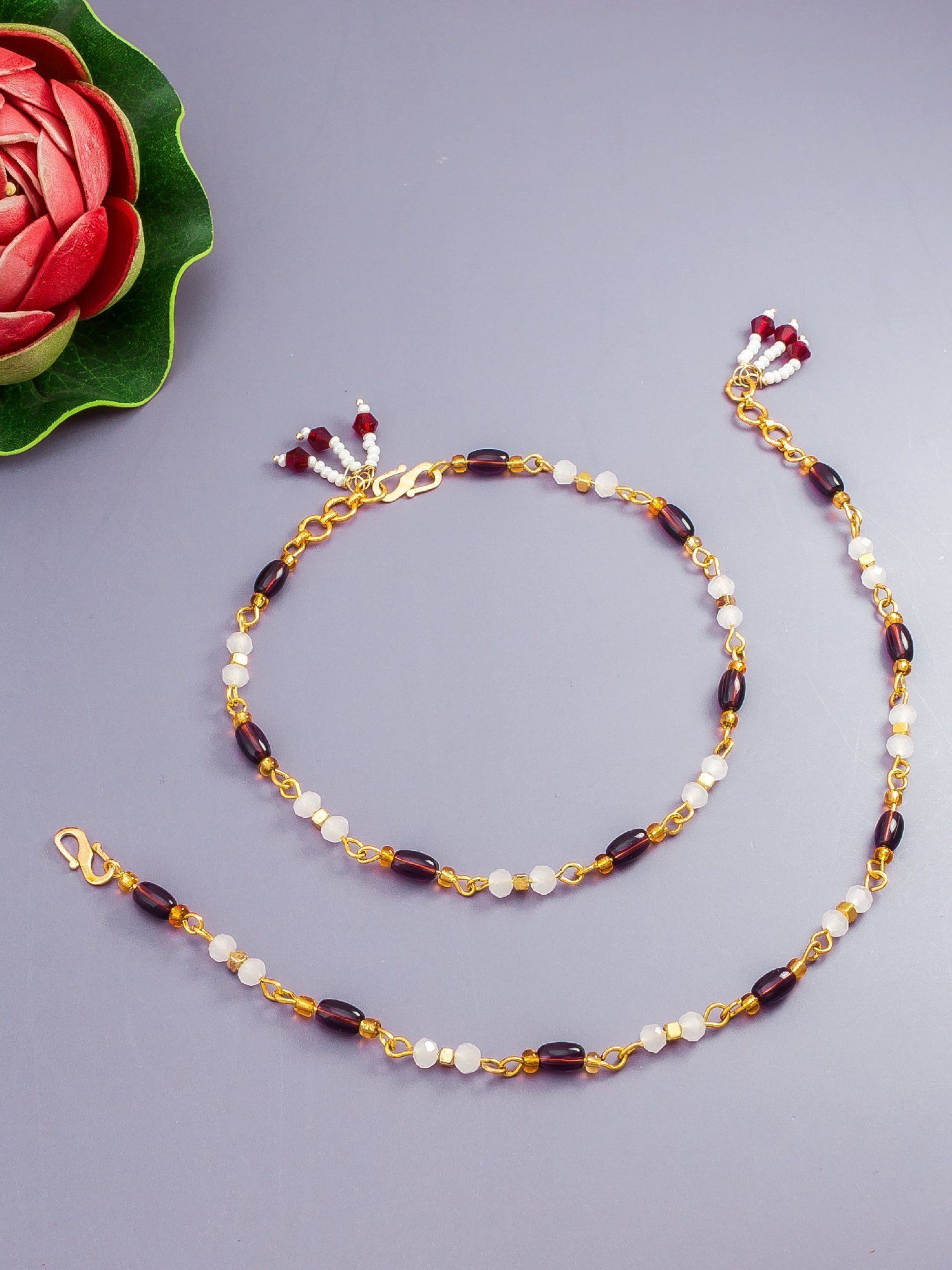 Morison Charming Beaded Anklet Fun & Playful Accessory