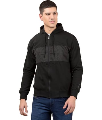 Dollar Cotton Hooded Men's Sweatshirt - Black ( Pack of 1 )
