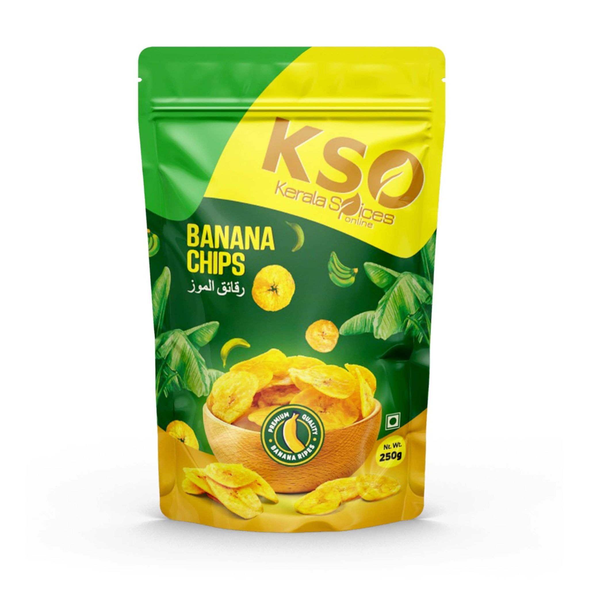 Kerala Spices Crispy Banana Chips 250 gm Sweet and Salty Crunchy Snacks