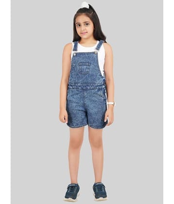 Being Naughty Girls Denim Dungarees ( Pack of 1 , Blue )