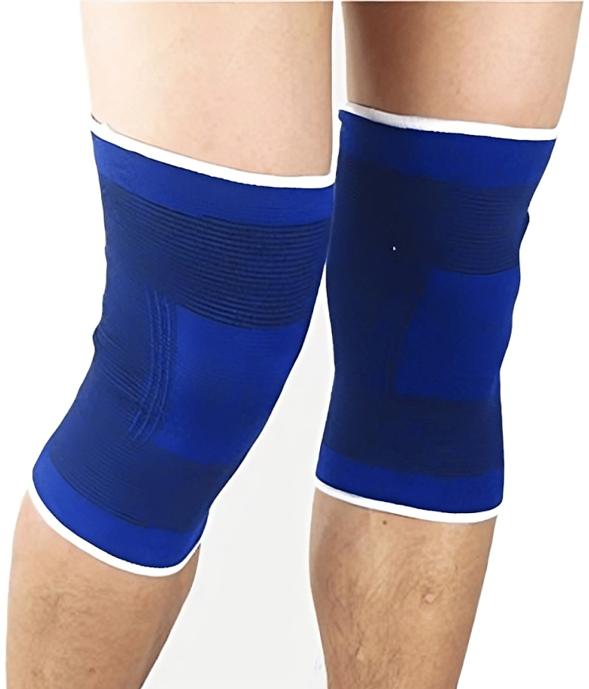 Xiongying Unisex Sports Knee Supports Pair of 1 Blue ( Regular - Size )