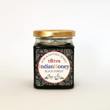 IndianHoney Black Forest Honey | Pure & Natural | Unprocessed, Unfiltered, No Added Sugar | Rich in Minerals & Antioxidants | Ethically Sourced Raw Honey | 230g Glass Jar IndianHoney Black Forest Honey | Pure & Natural | Unprocessed, Unfiltered, No Added Sugar | Rich in Minerals & Antioxidants | Ethically Sourced Raw Honey | 230g Glass Jar