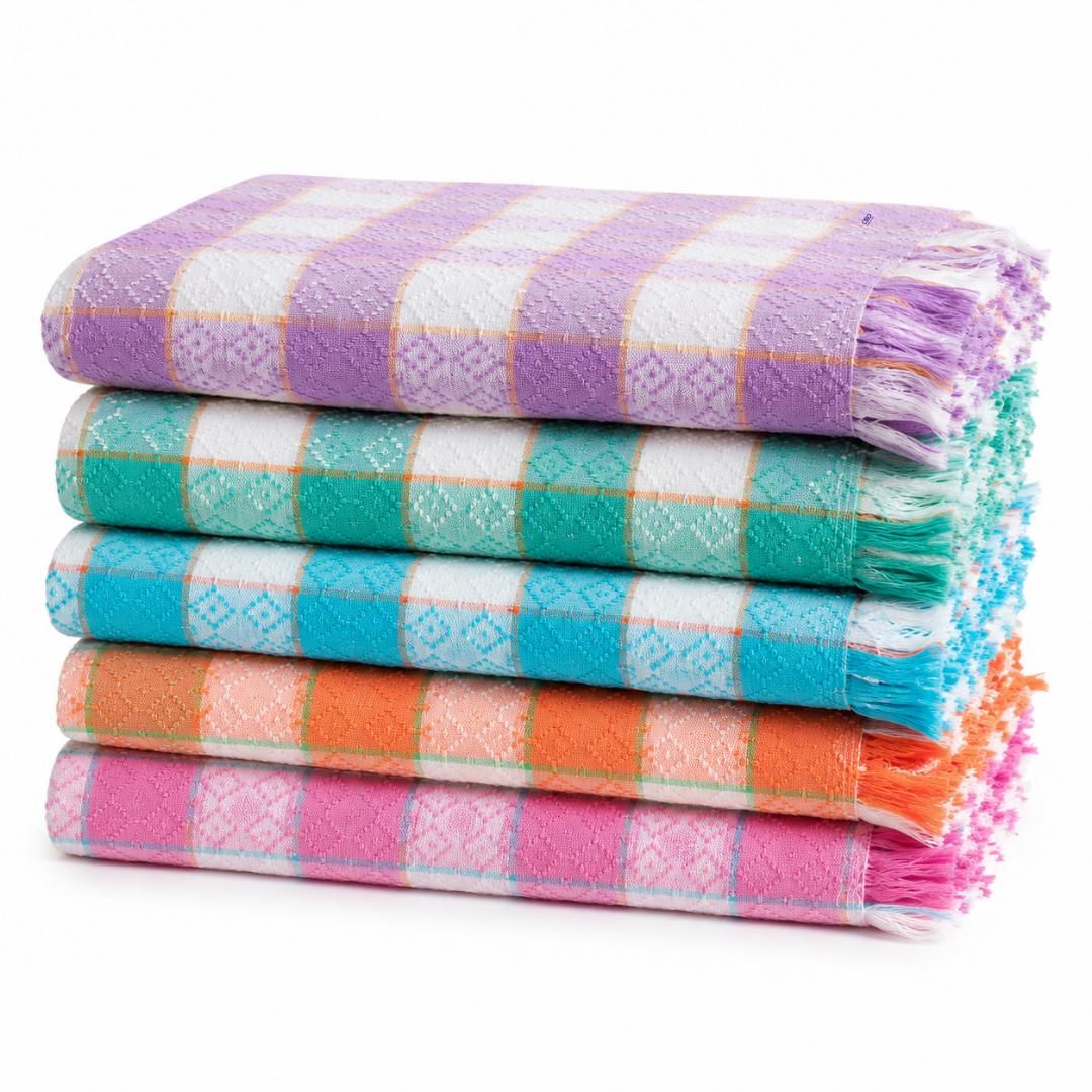 Colour Fiesta Towels ( Pack of 6 )