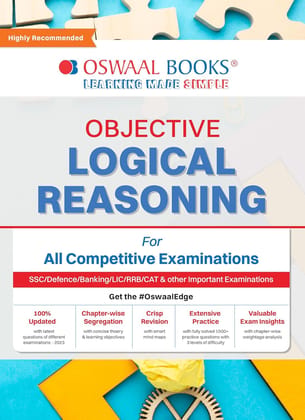 OSWAAL OBJECTIVE LOGICAL REASONING FOR ALL COMPETITIVE EXAMS AND GOVT. JOBS EXAMS
