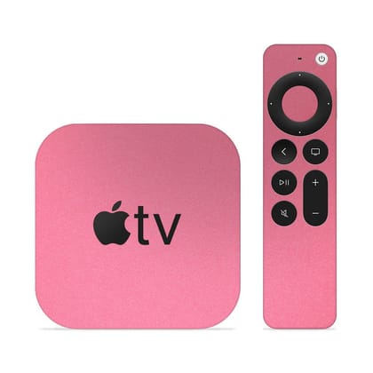 Matte Pink Skin For Apple TV