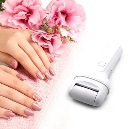 Portable Electric Foot File – Rechargeable Callus Remover & Pedicure Tool for Smooth Feet
