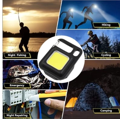 Mini LED Keychain Work Light with Bottle Opener (1 Pc)