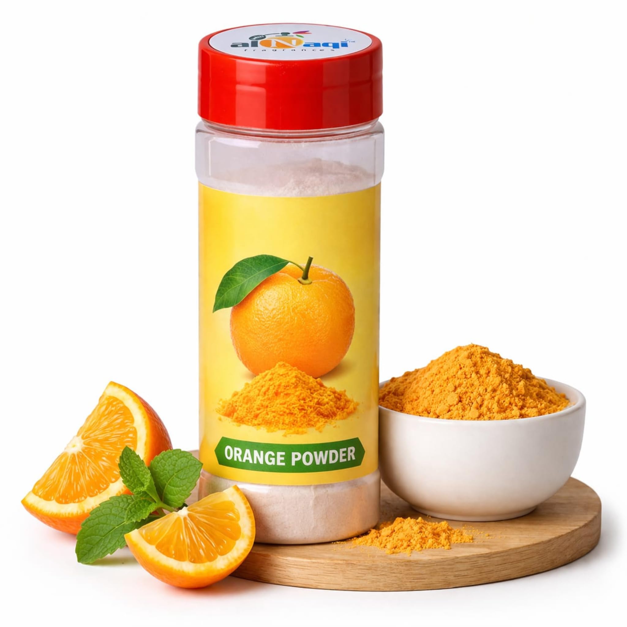 alNaqi Orange Peel Powder 50g - 100% Pure & Natural Vitamin C Skin Brightener, Citrus Face Mask Powder for Glowing Skin, Eco-Friendly Multipurpose Zest