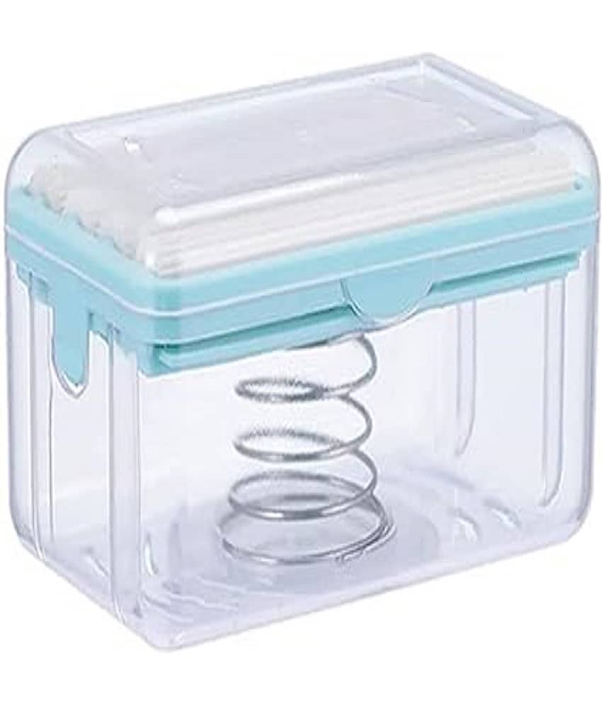 Dust n shine- 2 in 1 Soap Dish Foaming Soap Box Holder for Shower Countertop (Blue) (Pack of 1)