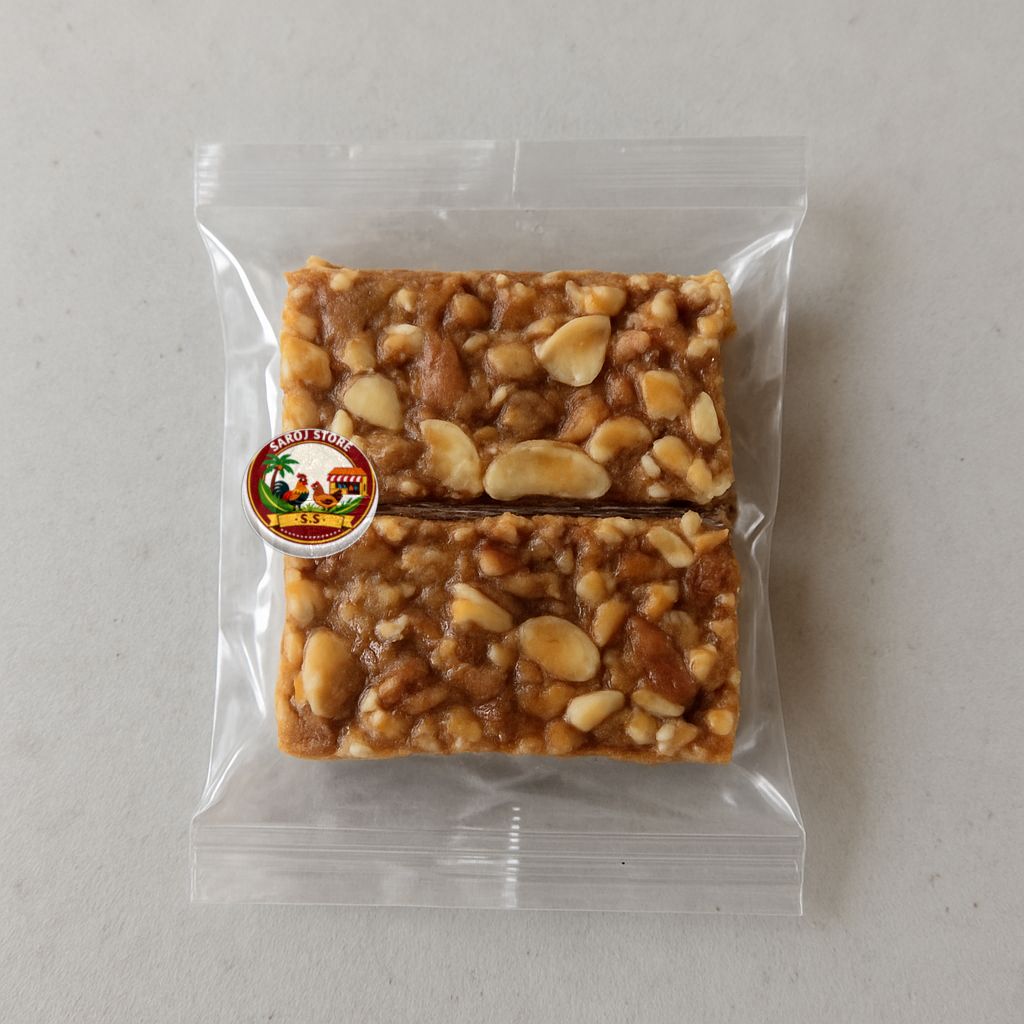 Saroj Store's dry fruit chikki