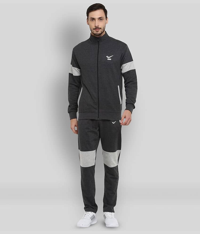 YUUKI - Multicolor Polyester Regular Fit Solid Men's Sports Tracksuit ( Pack of 1 )