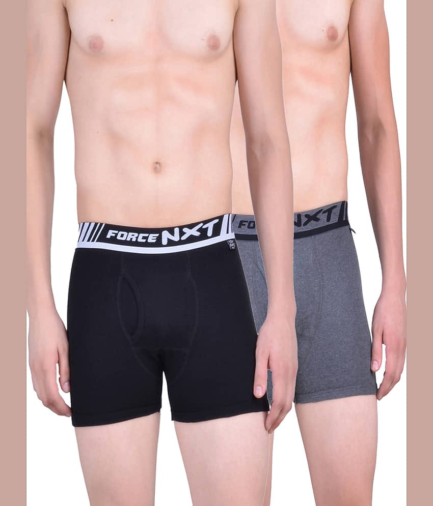 Force NXT Pack of 2 Cotton Trunks For Men's ( Multicolor )