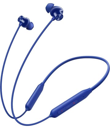 Neo A1 PLUS Bluetooth Bluetooth Neckband On Ear 40 Hours Playback Active Noise cancellation IPX4(Splash & Sweat Proof) Blue